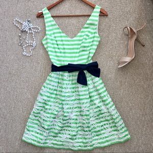 Lilly Pulitzer Classic Striped Green Dress size 0